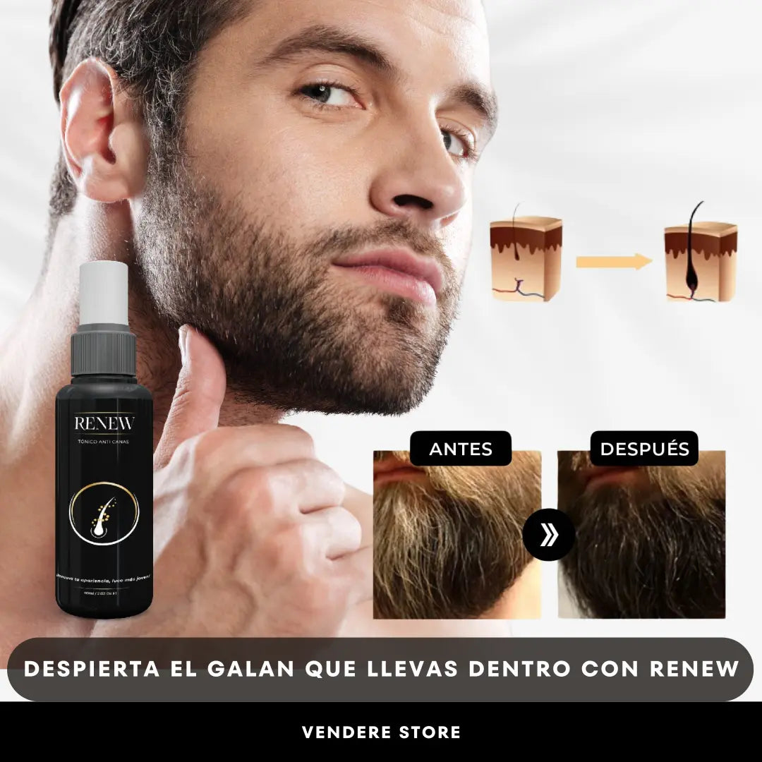 RENEW - SERUM ANTICANAS PARA HOMBRE