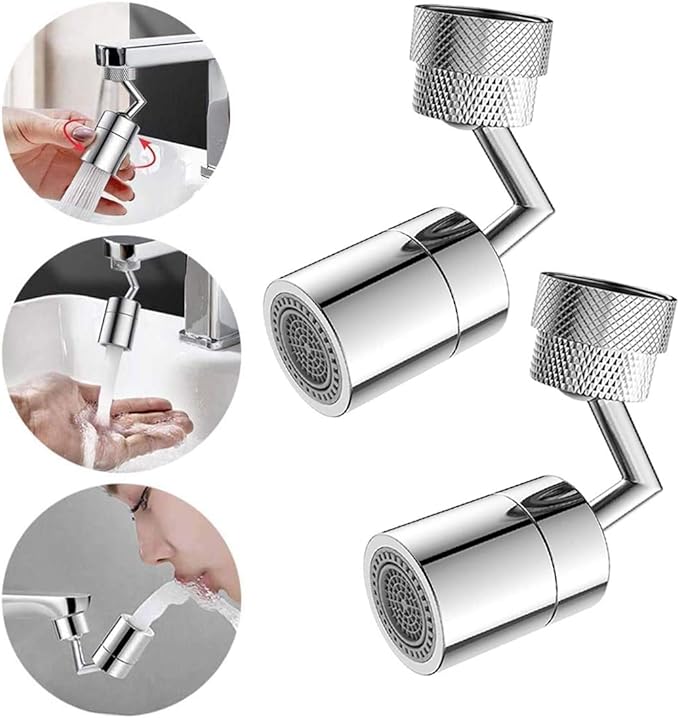ADAPTADOR DE GRIFO CON ROTACIÓN DE 720°