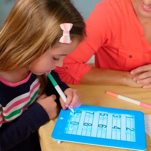 TABLETA PRÁCTICA MAGICPAD (SET CON 30 PLANTILLAS REUTILIZABLES)🤩📝 - ENVÍO GRATIS