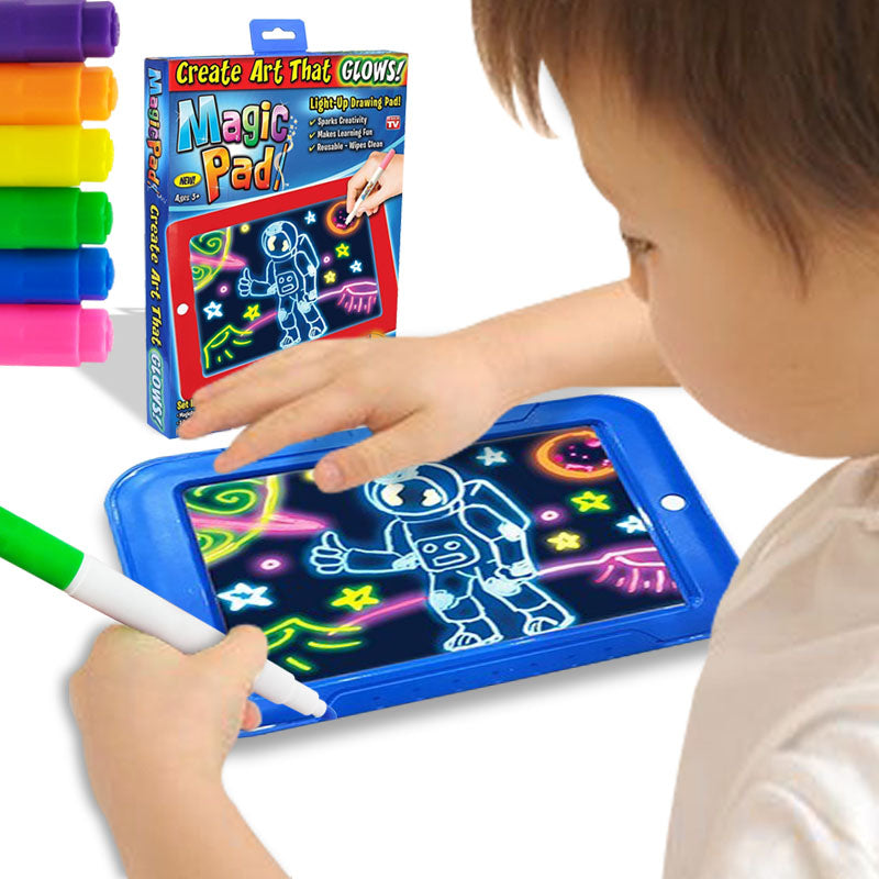 TABLETA PRÁCTICA MAGICPAD (SET CON 30 PLANTILLAS REUTILIZABLES)🤩📝 - ENVÍO GRATIS