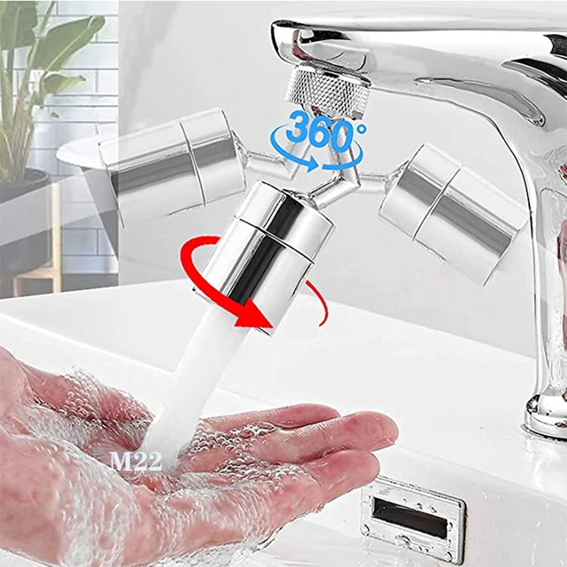ADAPTADOR DE GRIFO CON ROTACIÓN DE 720°