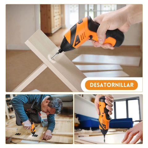 SET DESTORNILLADOR ELÉCTRICO RECARGABLE