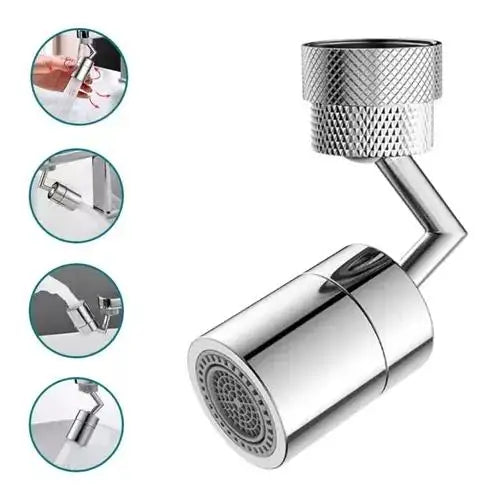 ADAPTADOR DE GRIFO CON ROTACIÓN DE 720°