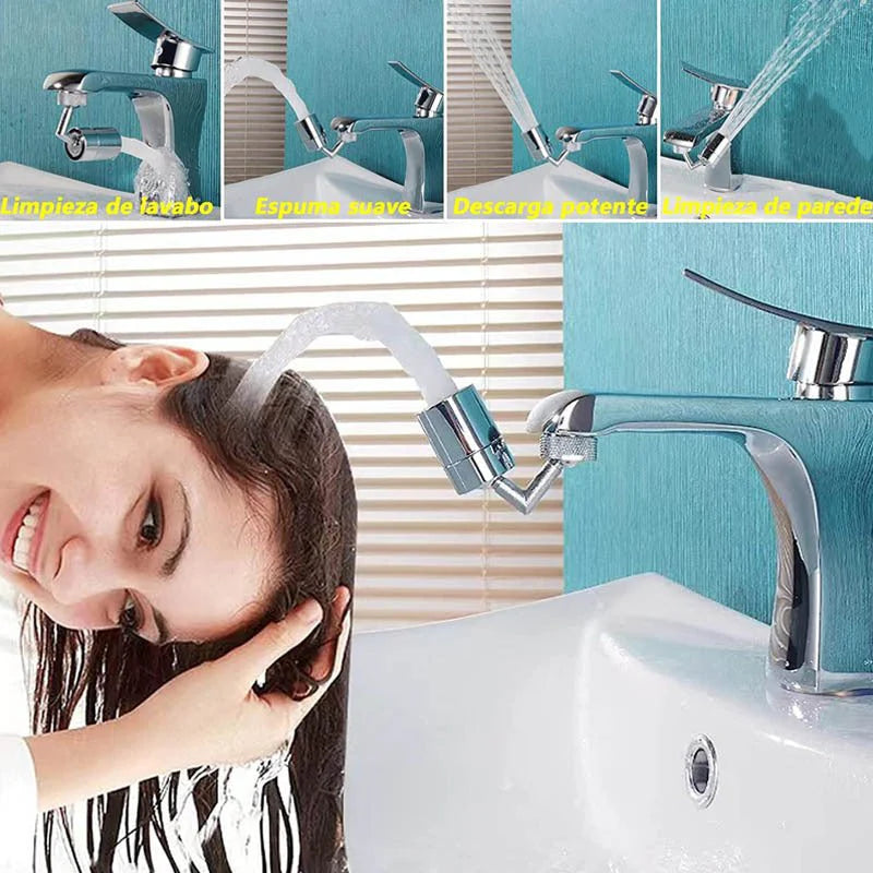 ADAPTADOR DE GRIFO CON ROTACIÓN DE 720°