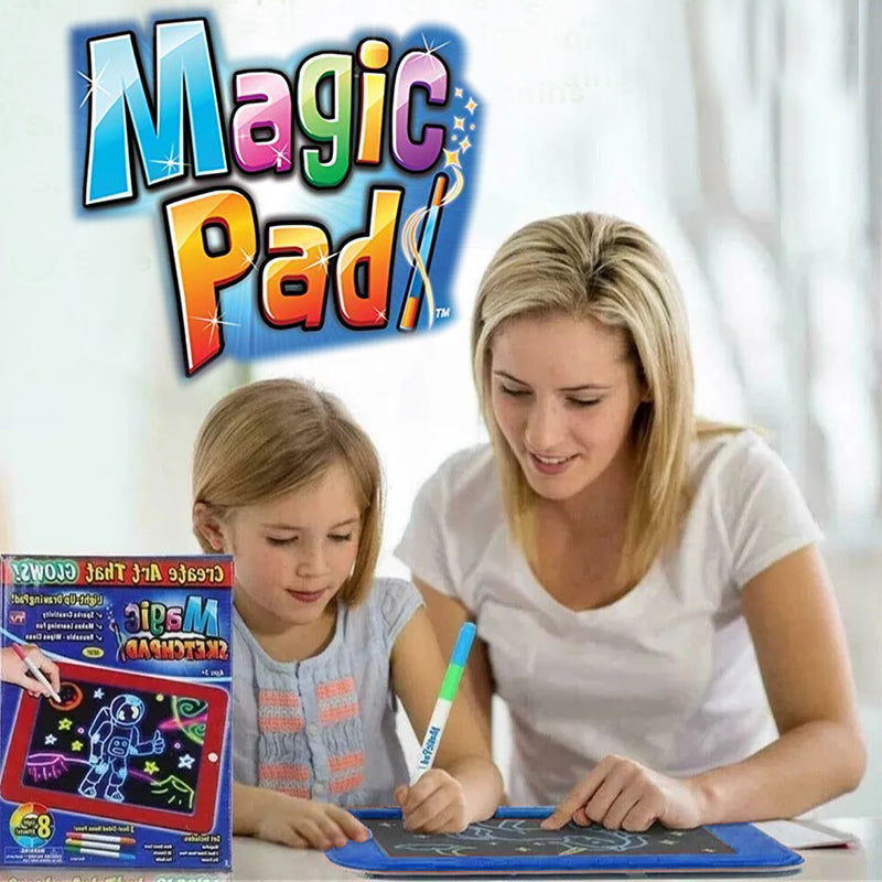 TABLETA PRÁCTICA MAGICPAD (SET CON 30 PLANTILLAS REUTILIZABLES)🤩📝 - ENVÍO GRATIS