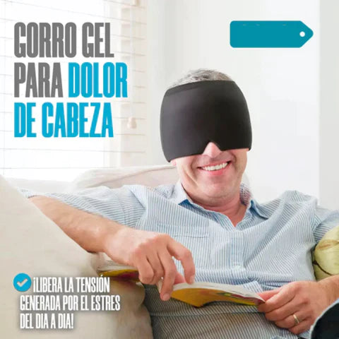 GORRO DE HIDROGEL- EFECTO FRÍO O CALIENTE - ALIVIA DOLOR