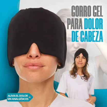 GORRO DE HIDROGEL- EFECTO FRÍO O CALIENTE - ALIVIA DOLOR