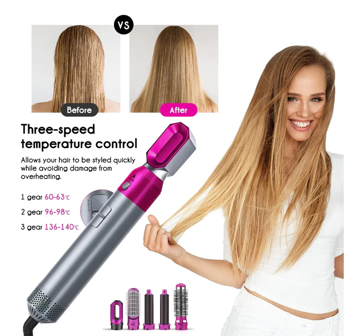 CEPILLO ELÉCTRICO 5 EN 1 HOT AIR STYLER