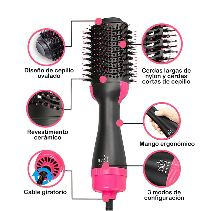 CEPILLO SECADOR MULTIFUNCIONAL 3 EN 1
