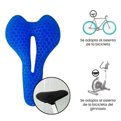 GELRIDE: COJÍN DE GEL PARA ASIENTO DE BICICLETA